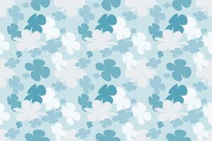 Floral Seamless Pattern Vintage 70s Style Flower Background Illustration. Colorful Pastel Color Groovy Artwork Bundle, Y2k Nature Backgrounds With Spring Plants. vector