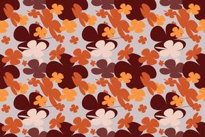 Floral Abstract Seamless Patterns. Little Floral Liberty Seamless Texture Background. Spring, Summer Romantic Blossom Flower Garden Seamless Pattern for Your Designs vector