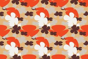 Flower Digital Printed Pattern Little Floral Liberty Seamless Texture Background. Spring, Summer Romantic Blossom Flower Garden Seamless Pattern for Your Designs vector