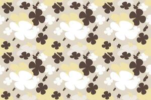 Sweet Flower Seamless Pattern. With Simple Pretty, Little Floral Liberty Seamless Texture Background. Spring, Summer Romantic Blossom Flower Garden Seamless Pattern for Your Designs vector