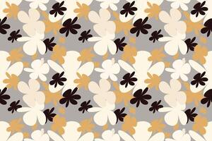 Flower Digital Printed Pattern Vintage 70s Style Flower Background Illustration. Colorful Pastel Color Groovy Artwork Bundle, Y2k Nature Backgrounds With Spring Plants. vector