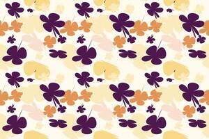 Floral Pattern Design With Simple Pretty, Little Floral Liberty Seamless Texture Background. Spring, Summer Romantic Blossom Flower Garden Seamless Pattern for Your Designs vector
