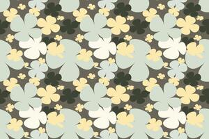 Floral Pattern Background Little Floral Liberty Seamless Texture Background. Spring, Summer Romantic Blossom Flower Garden Seamless Pattern for Your Designs vector