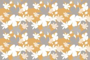 Flower Digital Printed Pattern Vintage 70s Style Flower Background Illustration. Colorful Pastel Color Groovy Artwork Bundle, Y2k Nature Backgrounds With Spring Plants. vector