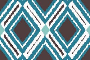 Ikat Paisley Pattern Embroidery Background. Ikat Patterns Geometric Ethnic Oriental Pattern Traditional. Ikat Aztec Style Abstract Design for Print Texture,fabric,saree,sari,carpet. vector