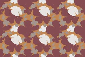 Cute Floral Pattern in the Small Flower. Vintage 70s Style Flower Background Illustration. Colorful Pastel Color Groovy Artwork Bundle, Y2k Nature Backgrounds With Spring Plants. vector