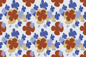 Floral Seamless Pattern Little Floral Liberty Seamless Texture Background. Spring, Summer Romantic Blossom Flower Garden Seamless Pattern for Your Designs vector