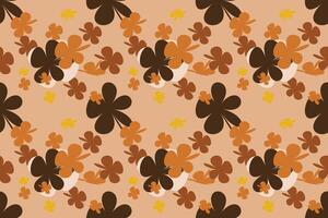 Flowers Seamless Pattern Design for Fabric Little Floral Liberty Seamless Texture Background. Spring, Summer Romantic Blossom Flower Garden Seamless Pattern for Your Designs vector