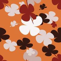 Abstract Flower Pattern With Simple Pretty, Little Floral Liberty Seamless Texture Background. Spring, Summer Romantic Blossom Flower Garden Seamless Pattern for Your Designs vector