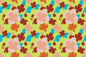 Pattern With Simple Pretty Small Flowers, With Simple Pretty, Little Floral Liberty Seamless Texture Background. Spring, Summer Romantic Blossom Flower Garden Seamless Pattern for Your Designs vector