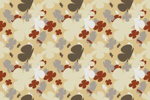 Beautiful Flowers Pattern Background Little Floral Liberty Seamless Texture Background. Spring, Summer Romantic Blossom Flower Garden Seamless Pattern for Your Designs vector