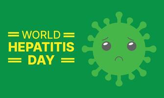 happy world hepatitis day background template use for card design, with minimalist and modern concept, cover, backdrop, heart, lung, international vector