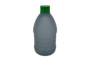 3d rendering large transparent plastic bottle photo