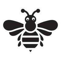 Bumblebee, honey, honey bee icon in modern style for website mobile logo app UI design. simple icon. vector