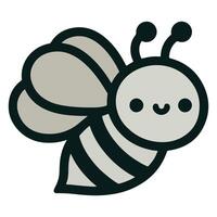 Bumblebee, honey, honey bee icon in modern style for website mobile logo app UI design. simple icon. vector