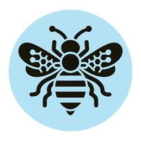 Bumblebee, honey, honey bee icon in modern style for website mobile logo app UI design. simple icon. vector