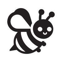 Bumblebee, honey, honey bee icon in modern style for website mobile logo app UI design. simple icon. vector