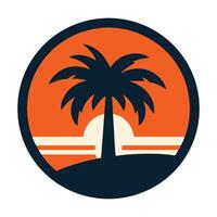 palm icon, palm icon on white background, Palm tree silhouette icon. simple flat illustration, Palm tree summer logo, coconut tree icon. vector