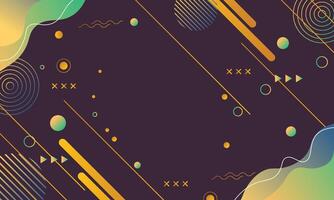 Fututristic modern gradient geometric background. vector