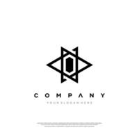 Geometric Precision abstract diamond shape symbolizing vector