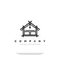 Elegant Abode Emblem Logo vector