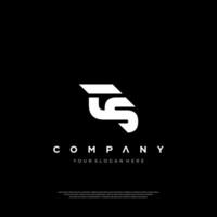 Letter CS Logo Design Using letter C and S, CS Monogram vector