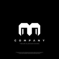 M letter logo design template in red color. Graphic alphabet symbol for corporate business identity. Creative typographic icon concept. element vector