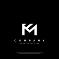 Logo design of M EM ME in for construction, home, real estate, building, property. Minimal awesome trendy professional logo design template on black background. vector