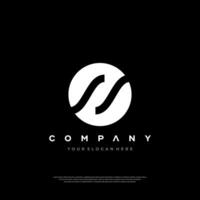 Logo design abstract template initial letter sS element with geometry. Modern and minimalist artistic s symbol. vector