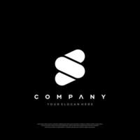 Abstract letter S logo design template. Colorful gradient line global wave bend creative sign logotype. Universal icon. vector