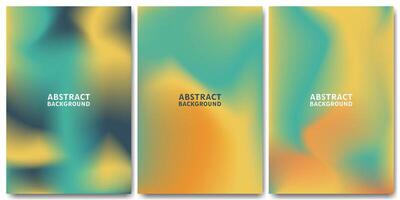 Abstract mesh gradient background. Bright color blend. Green and yellow background. For banner, poster, social media, promotion vector