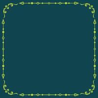 Border effective frame line design vector