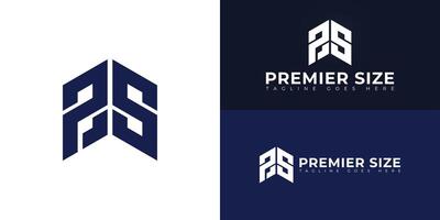 Abstract initial letters hexagon EV or VE logo in deep blue color isolated on multiple background colors. The logo is suitable for retail business logo design illustration inspiration templates vector