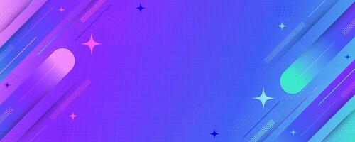 Abstract Modern and Colorful Gradient Background. Vibrant Creative Banner Design vector