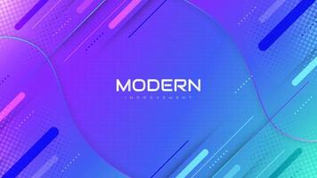 Abstract Modern and Colorful Gradient Background. Vibrant Creative Banner Design vector