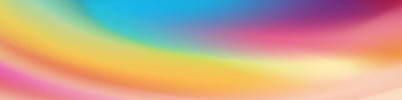 Alluring mesh blur banner features a captivating, blurred wave pattern in a contemporary color scheme vector