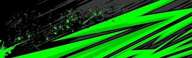 Abstract Car decal design . Graphic abstract stripe racing background kit designs for wrap vehicle, race car, rally, adventure and livery vector