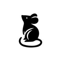 Mouse rat mice silhouette logo icon vector