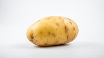 potato isolated on white background. Neural network photo