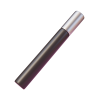 3d render illustration of black magic wand stick for magic tricks. 3d illustration design for web site mobile app or brand png