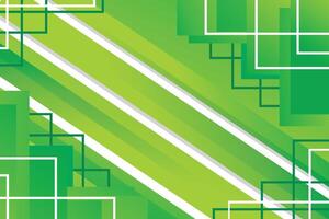 Green gradient abstract geometric shapes striped background vector