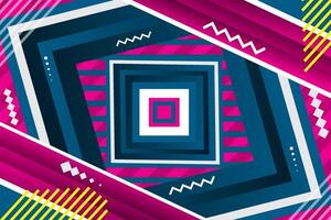 Purple gradient color square shape geometric background vector