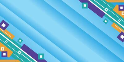 Gradient square pattern geometric background vector