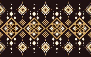 Geometric ethnic seamless pattern colorful. traditional ethnic oriental style pattern, Designed for background ,wallpaper ,carpet ,clothing ,weaving ,ikat pattern ,fabric ,embroidery ,doormat vector
