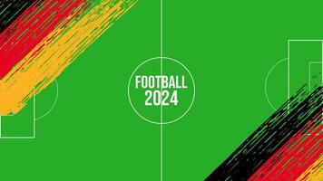 Euro Football Championship event 2024 in Germany. Layout banner background poster web design. illustration. vector