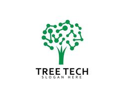Logo design digital tree, modern, tree tech. logo design icon, symbol, , creative idea. vector
