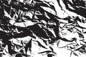 Grainy crumpled paper texture for background vector