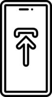 Upload icon symbol image vector