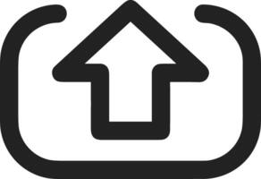 Upload icon symbol image vector