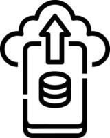 Upload icon symbol image vector